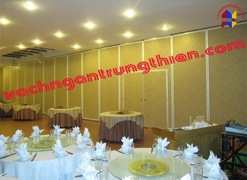 Vách ngăn di động được thiết kế với khả năng cách âm tốt